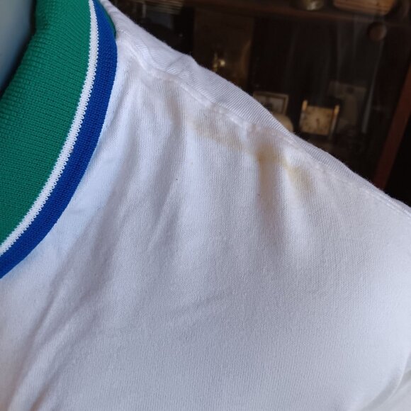 Vintage Mens Polo Shirt NEW XL 80's KING LOUI NEBRASKA AG knit Golf/Polo/Tennis - Picture 3 of 7